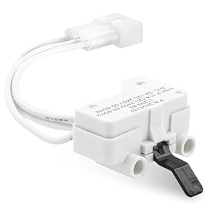 BlueStars WP3406107 3406107 Dryer Door Switch – Compatible with Whirlpool Maytag Kenmore Dryers – Replaces 3406109 3405100 3405101 3406100 3406101 AED4475TQ1 MEDC400VW0