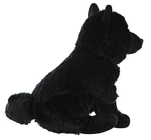Wild Republic Cuddlekins Schwarzer Wolf, Stofftier, Baby-Geschenk für Mädchen und Jungen, Kinder Plüschtier, Kuscheltier Für Babys, Spielzeug aus Recyclingmaterial, 30 cm