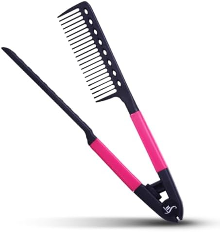 TYMO Flat Iron Hair Straightener Brush 2 in 1 — lifestyle photo
