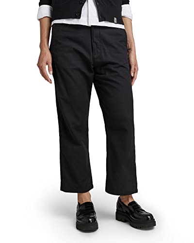 G-Star Raw Chino Relaxed, Vaqueros Para Mujer, Negro Dk Black D22151-D299-6484 , 27w G-Star Raw Chino Relaxed, Vaqueros Para Mujer, Negro Dk Black D22151-D299-6484 , 27w