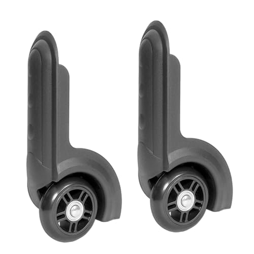 kobeIeen 1 Pair Suitcase Wheels Replacement Spare Castor for Luggages Backpacks Bag Easy Install