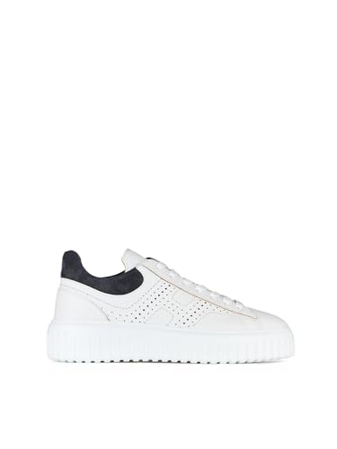 Hogan Zapatillas H-Stripes Blanco/Azul, blanco y azul., 44 EU