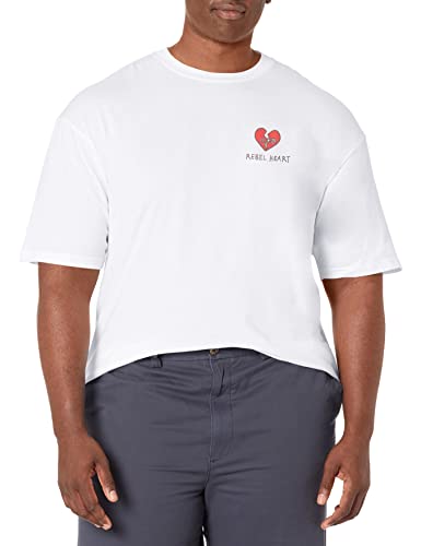 T-Shirt Disney Cœur Ribelle Blanc en Taille XXL Idéal pour vos Sorties Weekend