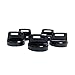 5PCS Black 35mm Paint Plugs - Anti-Leak Tool Protectors,Prevent Paint Buildup, Drip-Free Coating Guards Reusable Plastic Caps for Brushes, Rollers, Spray Guns