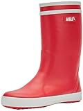 Aigle Jungen Unisex Kinder Lolly Pop Fur 2 Gummistiefel, rot, 27 EU