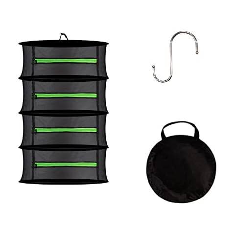 HAQIULINE 4 Layer Herb Drying Rack Net Cover