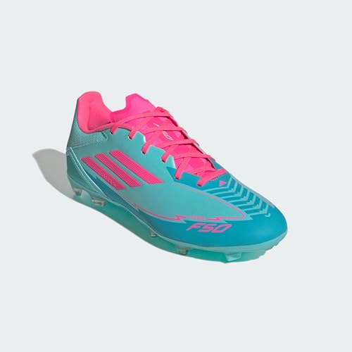 adidas Performance F50 League FG La Vida Tropical Messi tuerkisrosagelb, 43 1/3 Unisex – Ansicht 6