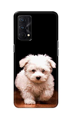 Image of PRINTFIDAA� Printed Hard Back Cover Case for Realme GT Master Edition 5G Back Cover (Puppy Dog) -2808