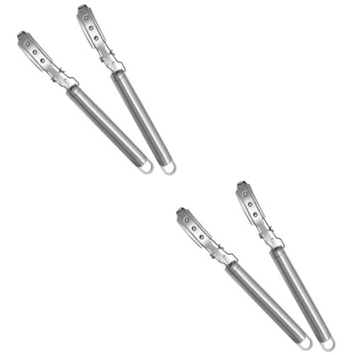 BRIGHTFUFU 2sets Hair Remover for Pig Meat Stainless Steel Epilator Pork Hair Removal Cutter Gadget 2pcs*2