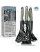 Arvista Chef Kitchen Utensils, Durable Dishwasher Safe Heat Resistant Nylon Silicone Raised Cooking Utensil Set with Stand, Slotted Turner, Spoon, Skimmer, Whisk, Ladle, Spaghetti Server, 7 Piece