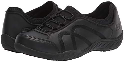 Skechers Women's Slip on Bungee Gore Food Service Shoe, Black, 8.5 | Image 6