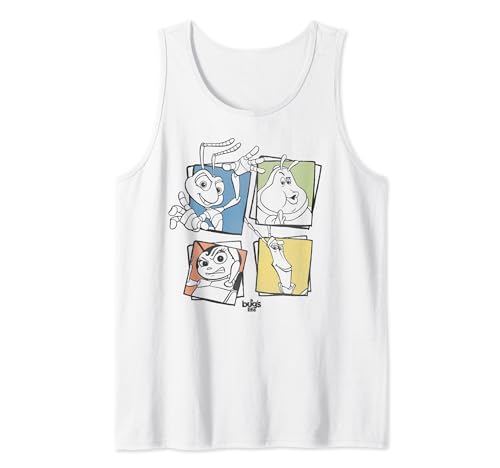 Disney Pixar A Bug's Life Group Shot Box Up Débardeur