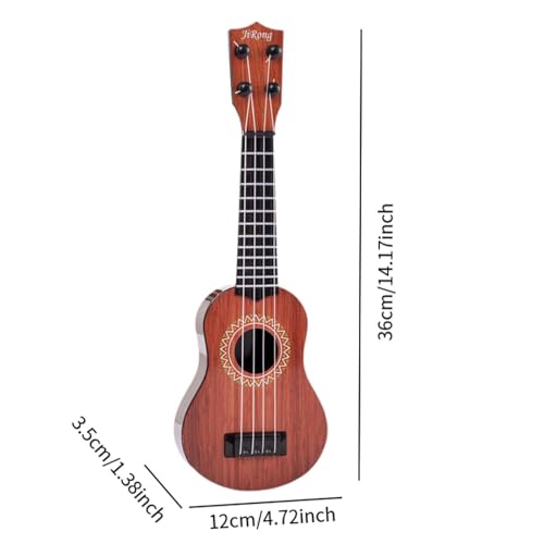 Image of ATORSE Kids Ukulele Toy Musical Musical Instrument for Beginner Baby Birthday Gifts Red Brown|Toys & Hobbies|Educational|Music & Art