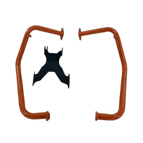 Pare-chocs de moto avec barres supérieures orange anti-chute 2024
