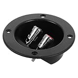 Amélioration des basses : le bornier optimise la réponse des basses de votre système audio de voiture, offrant un son plus riche et . connecteur à bornes, bornier pour haut-parleur de voiture