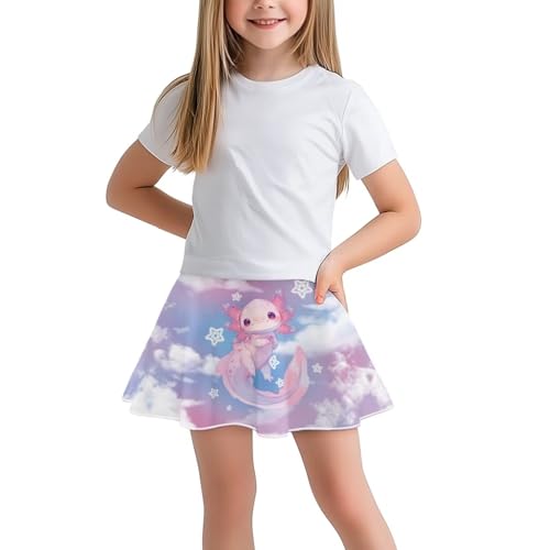 Girls' High Waisted Athletic Tennis Skorts Comfortable Stylish Skirts for Pickleball