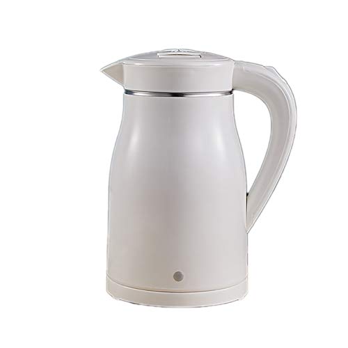 Hervidor eléctrico 1.5L acero inoxidable blanco