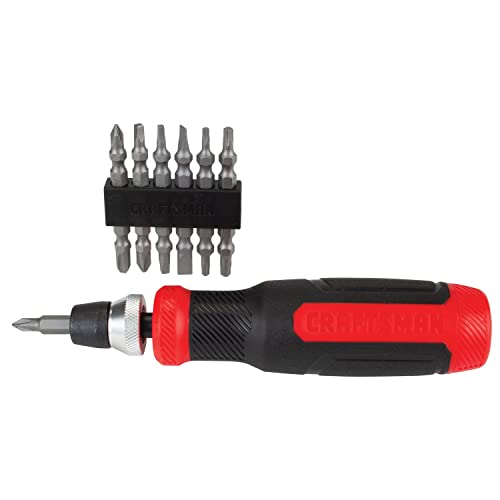 CRAFTSMAN Multi-Bit Screwdriver Set, 12 Bits with Quick Load Locking