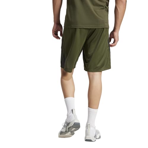 Image of adidas Tr-ES PIQ 3Sho Men Blue Training Shorts Size -