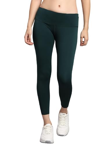 Image of TRUEREVO Sports Leggings for Women-Stretch Dryfit High Waist 7 /8th Gymwear Pants with Back Zipper Pocket-Quick Dry Activewear-Training Tights- for Yoga, Sports, Gym, Workout and Running