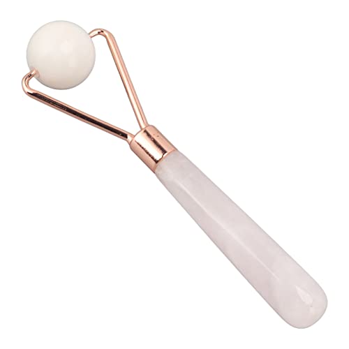 Ainoli Rodillo de Jade apretar la piel y reducir la hinchazón, rodillo masajeador facial finamente pulido para salón - imagen 3
