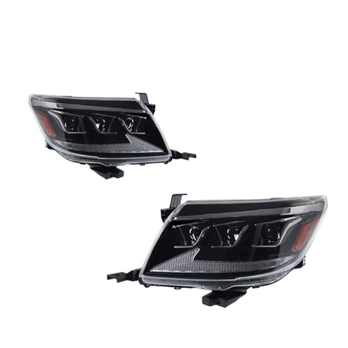 Car Headlights Compatible With Toyota HILUX VIGO 2012-2014 LEUXS style LED Head Lamp Upgrade DRL Dynamic Signal Lamp Front light Assembly