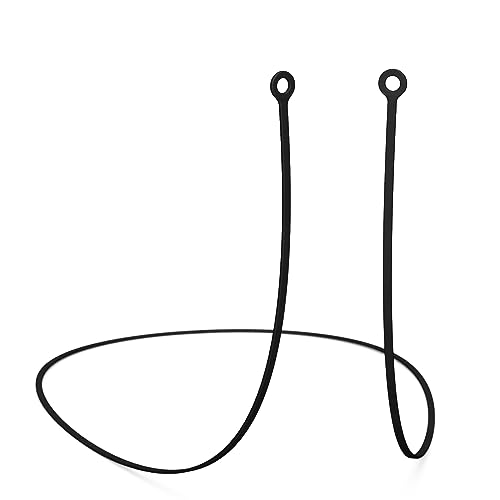 CURVD Earplug Lanyard Soft Durable Flexible Premium Silicone Cord | Works with Most Earplugs Compatible Everyday Loop Quiet/Engage/Experience Vibes and More - 26 Inches (Pack of 1)