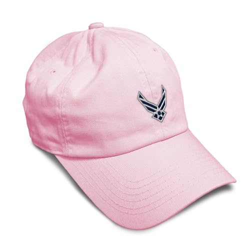Image of Speedy Pros Soft Baseball Hat Embroidered Dad Hat Air Force Emblem Embroidery Men & Ladies Baseball Cap Cotton