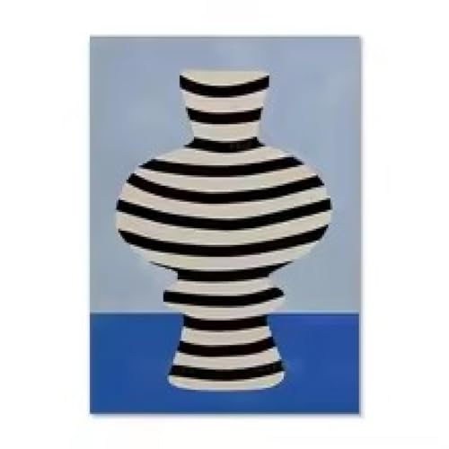 Toile murale minimaliste salon peinture abstraite fille rétro 50x70 sans cadre