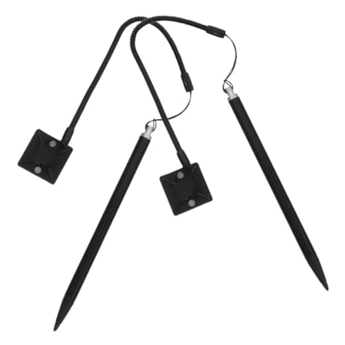 iplusmile 2pezzi Penne Stilo Resistive da Supporto e Cordino Molla Realizzate in Metallo per Utilizzo Versatile su Tablet e Telefoni Touchscreen