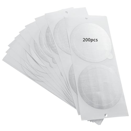 yeeplant 200 tapas reutilizables de aluminio para cápsulas, sellos de 59 mm para recambios