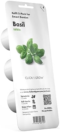 Click and Grow Smart Garden Basil Plant Pods, 3-Pack