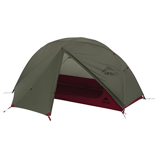 MSR ELIXIR 1 BACKPACKING TENT (GREEN)