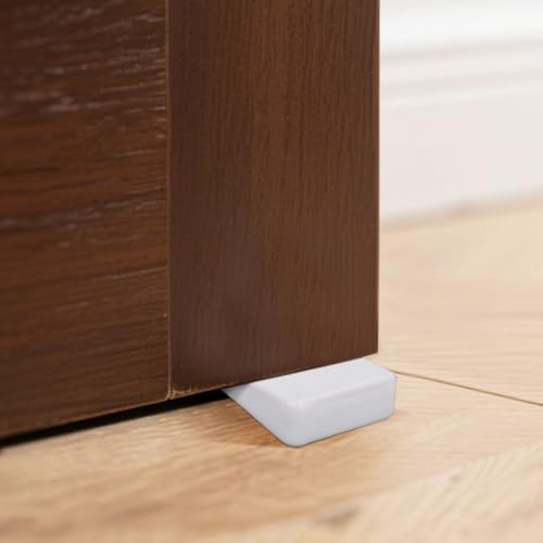 12 Stück Nivellierkeile Möbel, Weiß PVC Tischkeile Stapelbar und Zuschneidbar Möbel Nivellierer Keile Toilette für Wackelige Tische Betten Schränke Unverzichtbar für Heimwerker