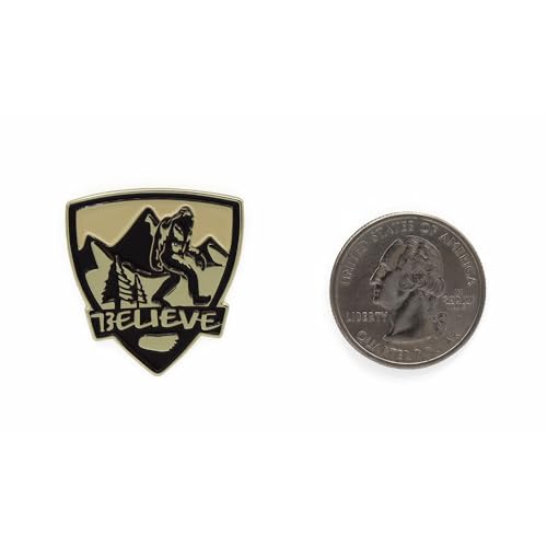 Image of Bigfoot Enamel Lapel Pin - for Fans of Bigfoot and Sasquatch