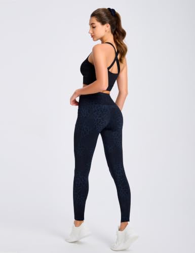 Image of THE GYM PEOPLE Thick High Waist Yoga Pants with Pockets, Tummy Control Workout Running Yoga Leggings for Women