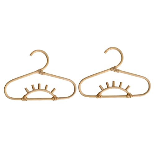 CIYODO Boho Decor Boho Decor Hangers Skirt Hangers 2pcs Clothes 's Clothing Organizer Rattan for Nursery Clo Shirt Dress Hanger Decorative Hangers Skirt Hangers Hat Hanger Baby Hangers