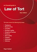 Law Of Tort 1847167349 Book Cover