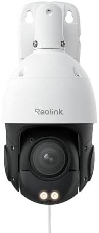 REOLINK Smart 4K/8MP UHD PTZ Dome Security Camera with16X Optical Zoom, Spotlights Color Night Vision, Person/Vehicle/Animal Detection, 2 Way Talk, 24/7 Recording, RLC-823S2