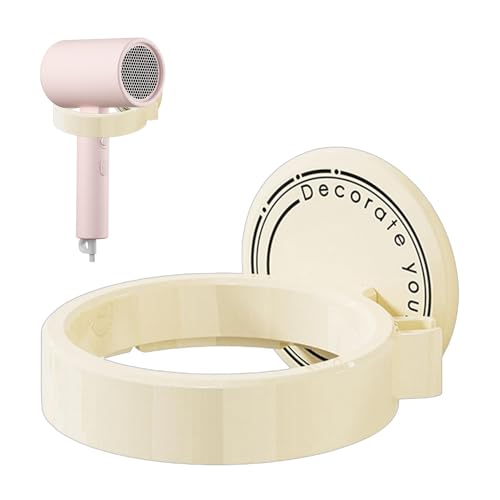 Derwrtup Soporte para secador de pelo para montaje en pared, soporte para secador de pelo autoadhesivo, soporte para secador de pelo, soporte para secador de pelo para dormitorio, lavadero, puertas de