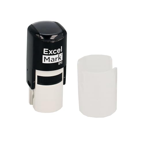 ExcelMark Smiley FACE - Self-Inking Round Teacher Stamp - Purple Ink - Image 5