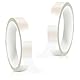 Yuomeaz Hitzebeständiges Klebeband 2 Rollen, 18 mm X 33 m Sublimation Klebeband Hitzebeständig, Kapton Tape Transparent für Diy Handwerk, Elektronische Leiterplatten