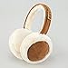 EWUROI Warm Plush Earmuffs Imitation Unisex Sweet Color Fashion Foldable Soft Simple Adjustable Winter Accessories(C)