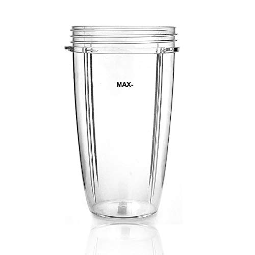 Blender Cup Replacement Compatible with NutriBullet 900w & 600w Blenders - 32oz Large Cup Accessory