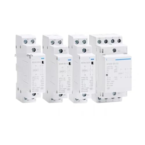 Contacteur modulaire 230V 25A double phase NCH8-25 commande circuit électrique domestique