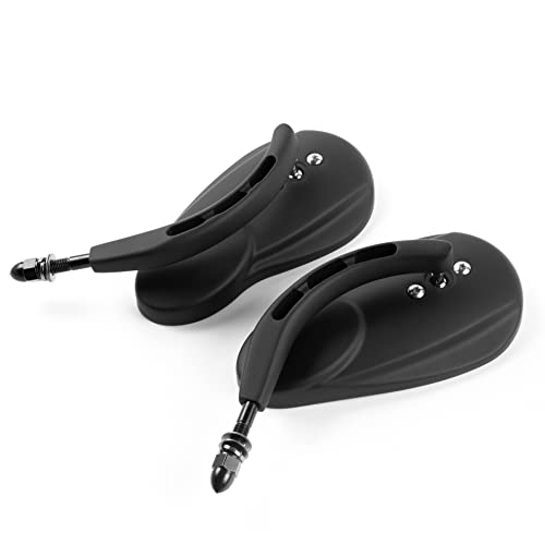 Split Vision Mirrors Black Rear View Mirrors For Harley Davidson Road King Road Glide Street Electra Glide Ultra Classic Flhtcu Fat Boy Sport Glide Xg750 Xg500 Sportster #TOP3