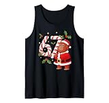 Funny 67 Meme Bigfoot Christmas PJm Men Women Family Tank Top