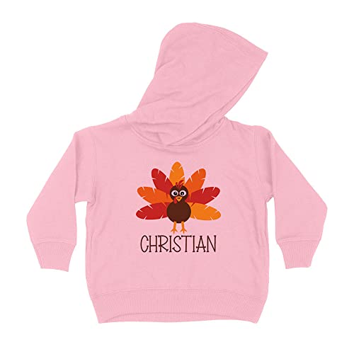 Turkey Christian Kids Hoodie Sweatshirt Toddler 4T Light Pink