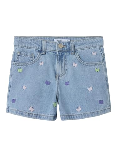 NAME IT Mädchen Nkfbella Reg Dnm Shorts 3674-be Noos, Medium Blue Denim, 152