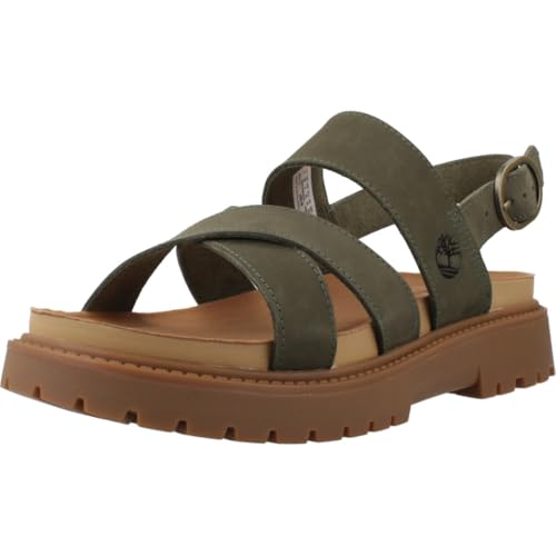 Sandal Dark Green Nubuck CLAIREMONT chaussure été confortable homme